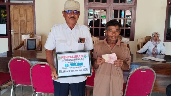 PENCAIRAN BANTUAN LANGSUNG TUNAI (BLT) DANA DESA (DD) TAHUN 2026 DESA PANGGUNGKALAK, KEC. PUCANGLABAN, KAB. TULUNGAGUNG UNTUK BULAN April, Mei, dan Juni TAHUN 2026