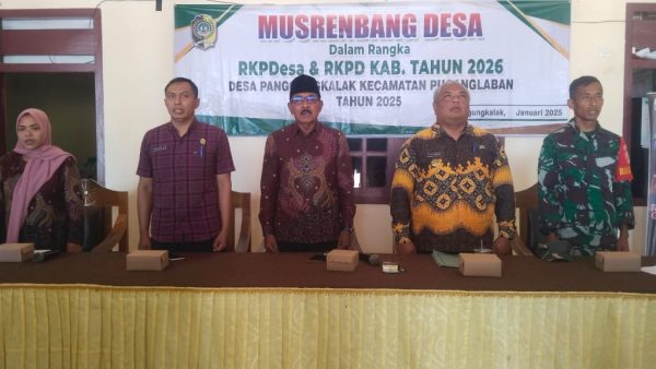 MUSRENBANG DESA DALAM RANGKA RKPDesa & RKPD KAB. TAHUN 2026 DESA PANGGUNGKALAK KECAMATAN PUCANGLABAN TAHUN 2025