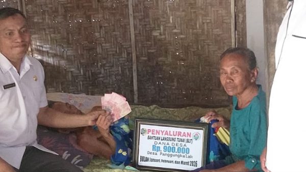 PENCAIRAN BANTUAN LANGSUNG TUNAI (BLT) DANA DESA (DD) TAHUN 2025 DESA PANGGUNGKALAK, KEC. PUCANGLABAN, KAB. TULUNGAGUNG UNTUK BULAN Januari, Februari, dan Maret TAHUN 2026