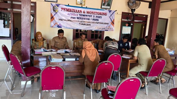 PEMBINAAN DAN MONITORING APBDES SEMESTER II 2025 DAN SEMESTER I 2026 DESA PANGGUNGKALAK KECAMATAN PUCANGLABAN TAHUN 2026